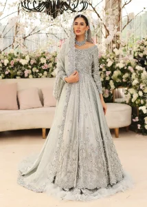hand embroidered walima dresses for brides in 2025